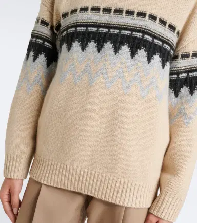 Jardin des Orangers Fair Isle cashmere sweater | Thumbnail 3