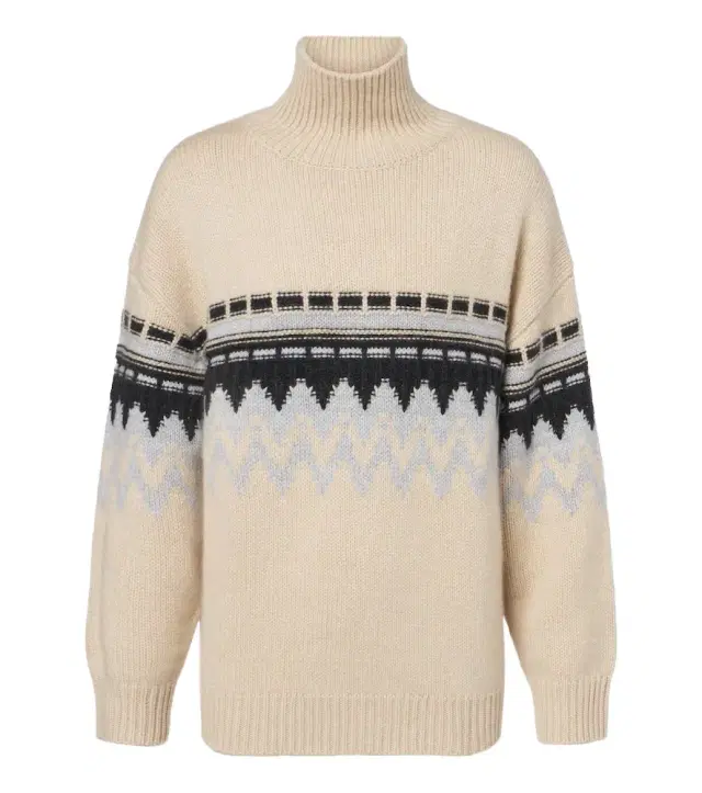 Jardin des Orangers Fair Isle cashmere sweater