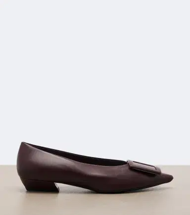Roger Vivier Viv' in The City leather ballet flats | Thumbnail 4