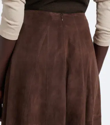 ARMA Eleni suede midi skirt | Thumbnail 3