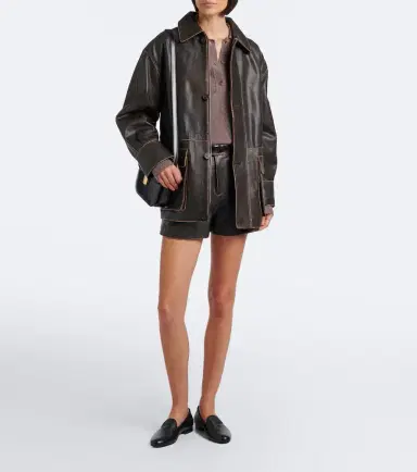 ARMA High-rise leather shorts | Thumbnail 5 ARMA High-rise leather shorts | Thumbnail 5