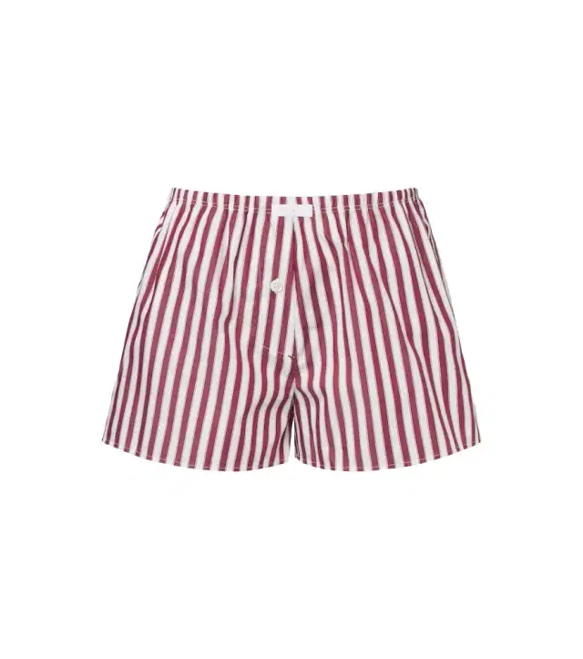 Eres House striped cotton shorts