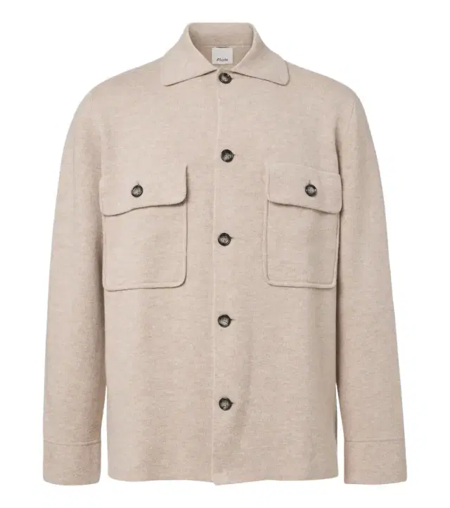 Allude Knitted wool and cashmere cardigan