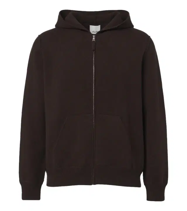 Allude Knitted wool and cashmere zip-up hoodie