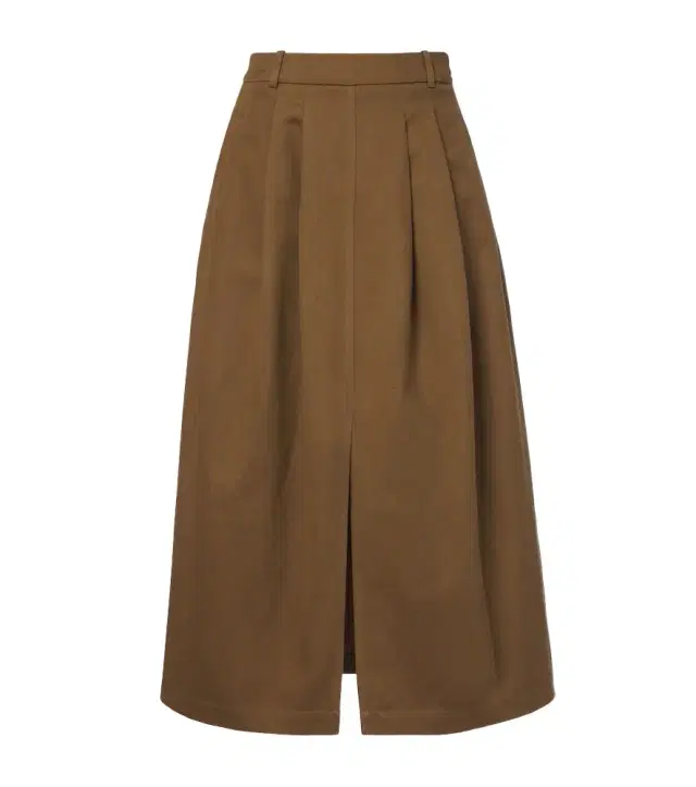 Joseph Kharis cotton and linen twill midi skirt