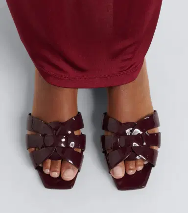 Saint Laurent Tribute patent leather sandals | Thumbnail 5 Saint Laurent Tribute patent leather sandals | Thumbnail 5