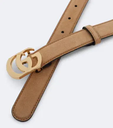 Gucci Cut GG Marmont suede belt | Thumbnail 2