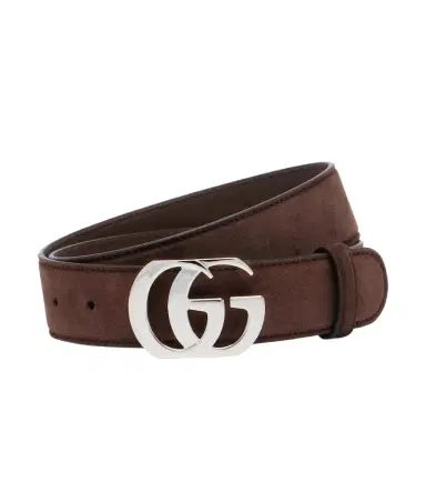 Gucci GG Marmont suede belt | Thumbnail 1