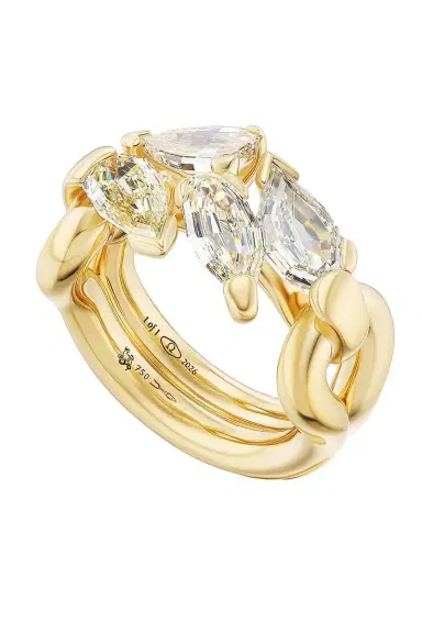 Uniform Object Diamond Cluster Mantle Ring | Thumbnail 2