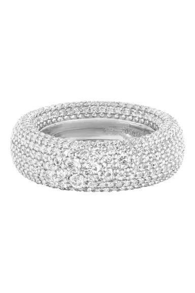 Uniform Object Diamond Gauge Ring | Thumbnail 1