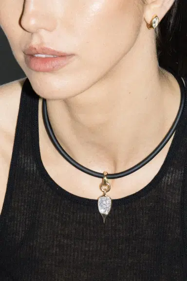 Uniform Object Diamond Thorn Carriage Charm Pendant | Thumbnail 2