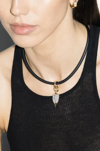 Uniform Object Diamond Thorn Carriage Charm Pendant | Thumbnail 3
