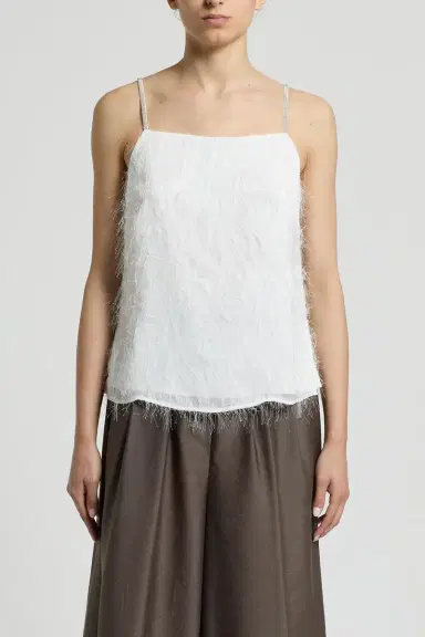 PESERICO Embellished Tank Top | Thumbnail 2