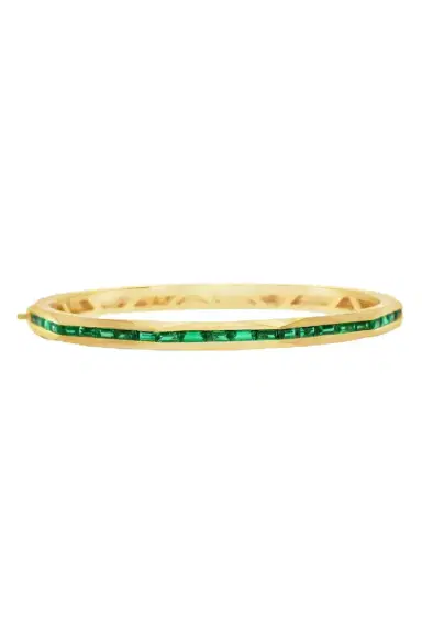 ARUNASHI Emerald Enigma Bangle Bracelet | Thumbnail 1