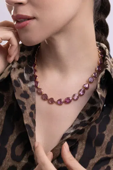 ARUNASHI Pink Sapphire Necklace | Thumbnail 2