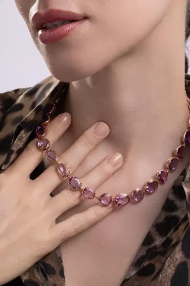 ARUNASHI Pink Sapphire Necklace | Thumbnail 3
