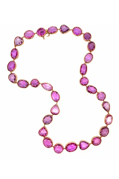 ARUNASHI Pink Sapphire Necklace | Thumbnail 1