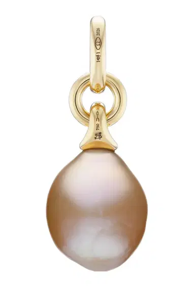 Uniform Object Pink Sapphire Pearl Charm Pendant | Thumbnail 4