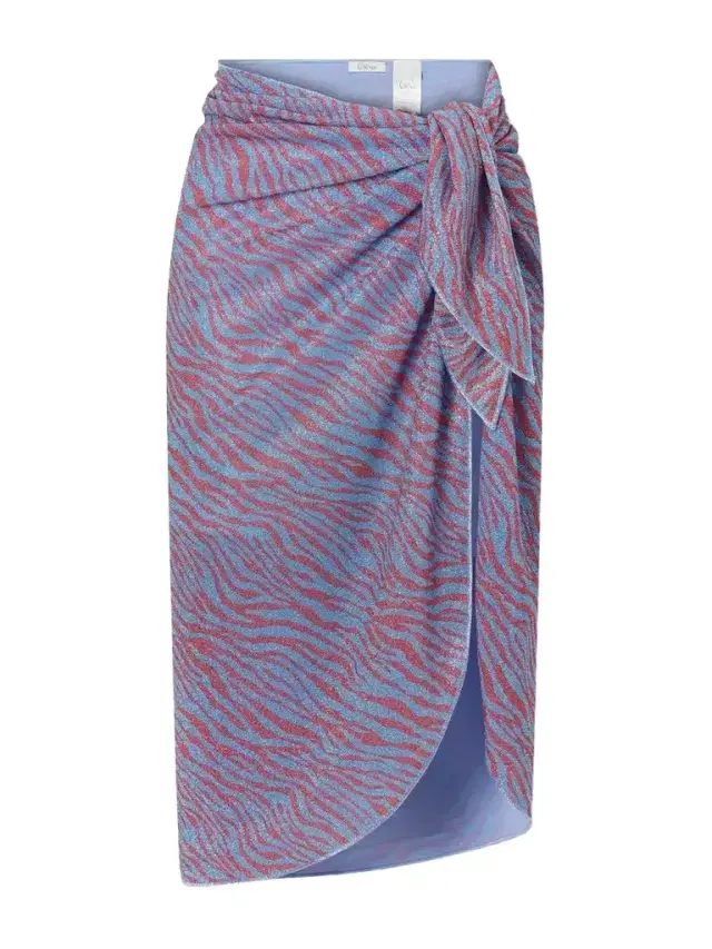 Oséree Animalier Metallic Lurex Coverup