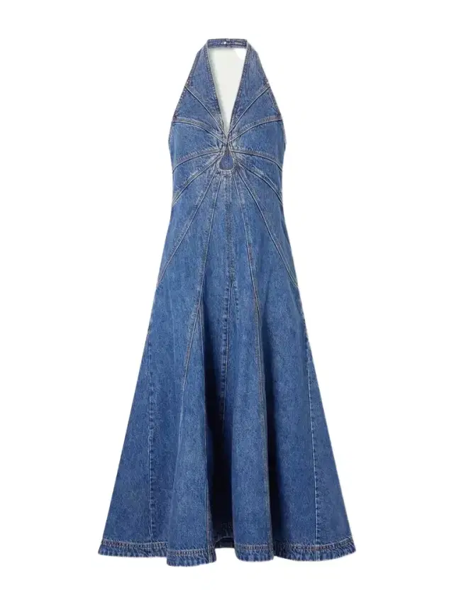 Cult Gaia Rowyn Denim Midi Dress