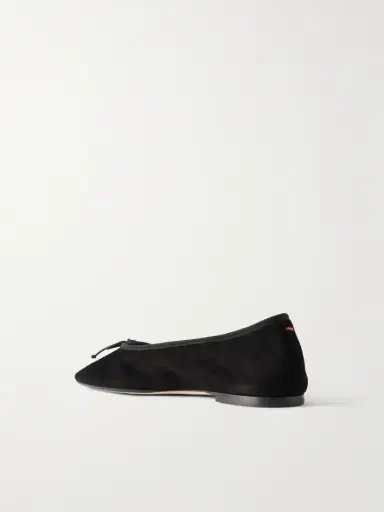 aeyde Tiby Bow-detail Suede Ballet Flats | Thumbnail 3 aeyde Tiby Bow-detail Suede Ballet Flats | Thumbnail 3