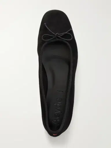 aeyde Tiby Bow-detail Suede Ballet Flats | Thumbnail 6 aeyde Tiby Bow-detail Suede Ballet Flats | Thumbnail 6
