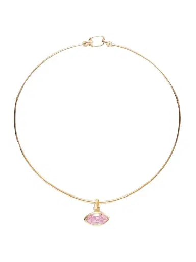 Martha Calvo Protection Sapphire Gold-toned Necklace | Thumbnail 1