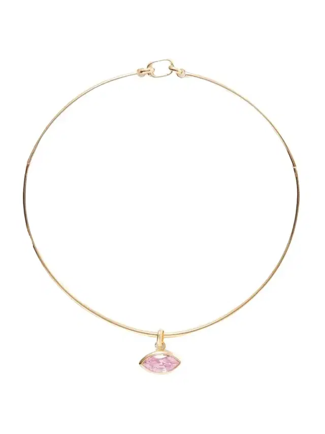 Martha Calvo Protection Sapphire Gold-toned Necklace