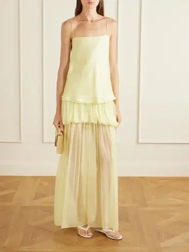 LIBEROWE Silk-chiffon Maxi Skirt | Thumbnail 2