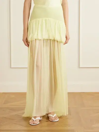 LIBEROWE Silk-chiffon Maxi Skirt | Thumbnail 3