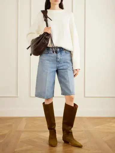 Paris Texas Bettina 25 Suede Knee Boots | Thumbnail 4 Paris Texas Bettina 25 Suede Knee Boots | Thumbnail 4