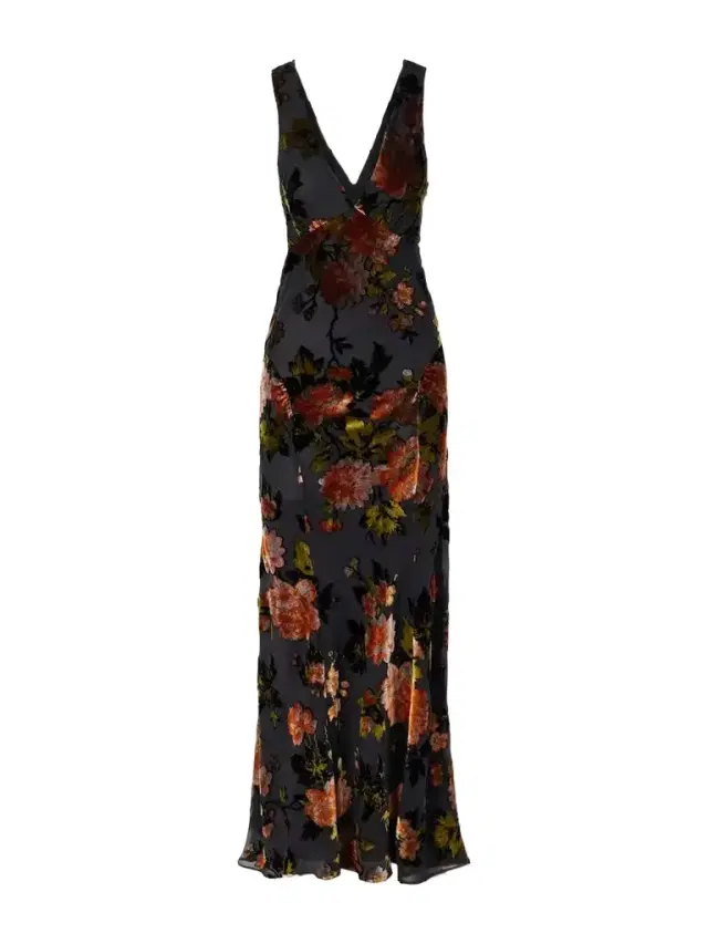 ANNA SUI Velvet Devoré Maxi Dress