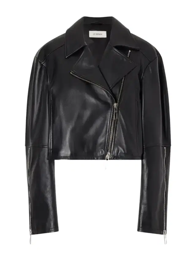 Sportmax Cropped Fringed Nappa Leather Biker Jacket