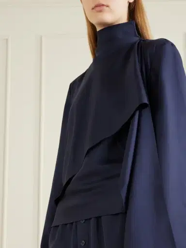 RÓHE Scarf-detailed Silk-satin Blouse | Thumbnail 4