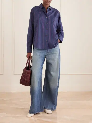 Jamie Haller Weekend Striped Cotton Shirt | Thumbnail 2 Jamie Haller Weekend Striped Cotton Shirt | Thumbnail 2