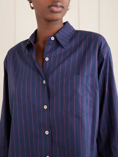 Jamie Haller Weekend Striped Cotton Shirt | Thumbnail 4 Jamie Haller Weekend Striped Cotton Shirt | Thumbnail 4