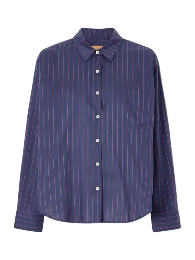 Jamie Haller Weekend Striped Cotton Shirt