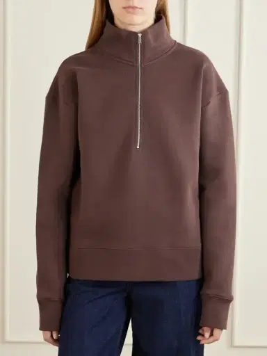 Studio Nicholson Thalen Cotton-jersey Fleece Sweatshirt | Thumbnail 3 Studio Nicholson Thalen Cotton-jersey Fleece Sweatshirt | Thumbnail 3