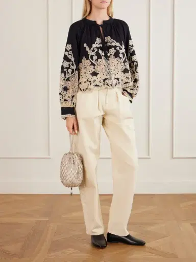 Sea Gracelyn Broderie-anglaise Cotton Blouse | Thumbnail 2