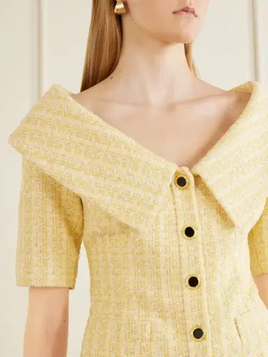 Alessandra Rich Embellished Tweed Jacket | Thumbnail 4 Alessandra Rich Embellished Tweed Jacket | Thumbnail 4