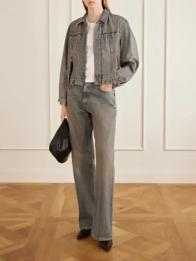 Haikure Medea Ziggy Zip-detailed Denim Jacket | Thumbnail 2