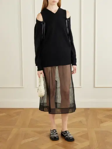 Simone Rocha Organza Midi Skirt | Thumbnail 2