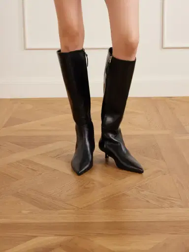 aeyde Sabrina 35 Leather Knee Boots | Thumbnail 2