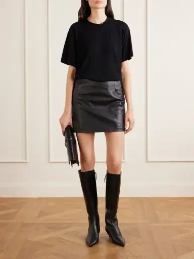 aeyde Sabrina 35 Leather Knee Boots | Thumbnail 4
