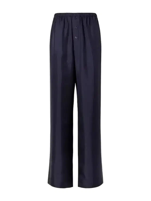 RÓHE Silk-satin Wide-leg Pants
