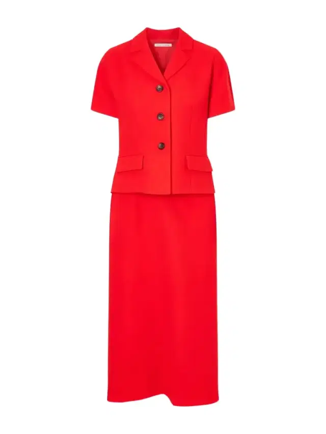 Emilia Wickstead Alexina Wool-crepe Midi Dress