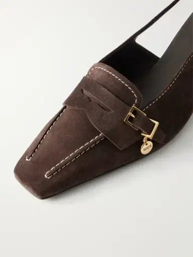 Tod's 40 Logo-detailed Suede Pumps | Thumbnail 5