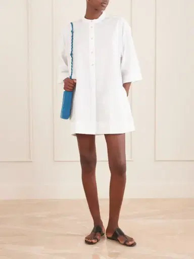 Jamie Haller Caftan Cotton Mini Dress | Thumbnail 2 Jamie Haller Caftan Cotton Mini Dress | Thumbnail 2