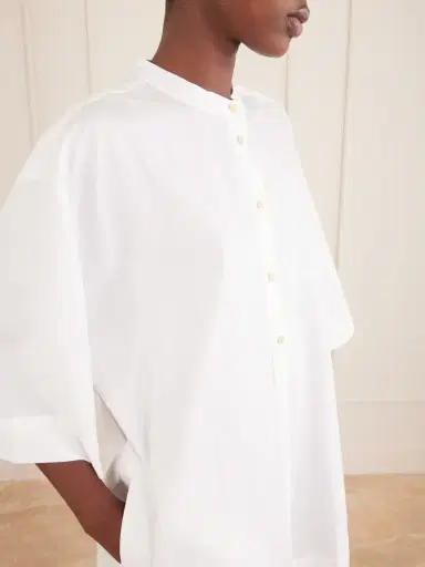 Jamie Haller Caftan Cotton Mini Dress | Thumbnail 4 Jamie Haller Caftan Cotton Mini Dress | Thumbnail 4
