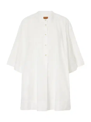 Jamie Haller Caftan Cotton Mini Dress | Thumbnail 1 Jamie Haller Caftan Cotton Mini Dress | Thumbnail 1